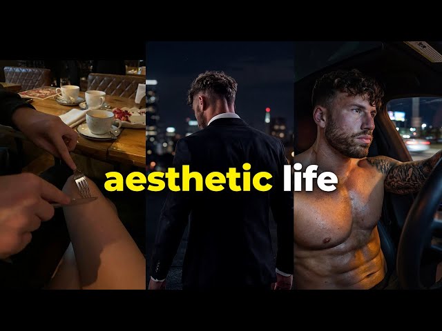 how to build an aesthetic life as a man