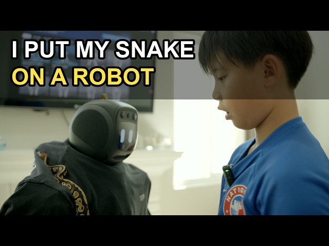 I Put My Pet Snake On A Robot 🐍🤖