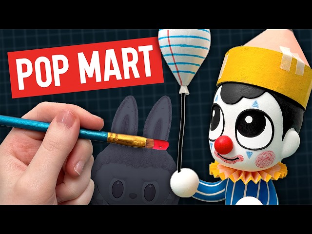 creating a 'Pencil Clown' POP MART style art toy