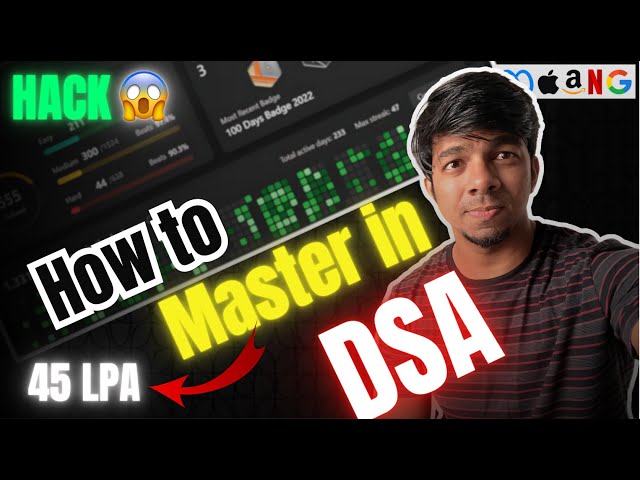 Anyone can crack DSA Round by doing this : DSA Preparation for Interviews [2024]