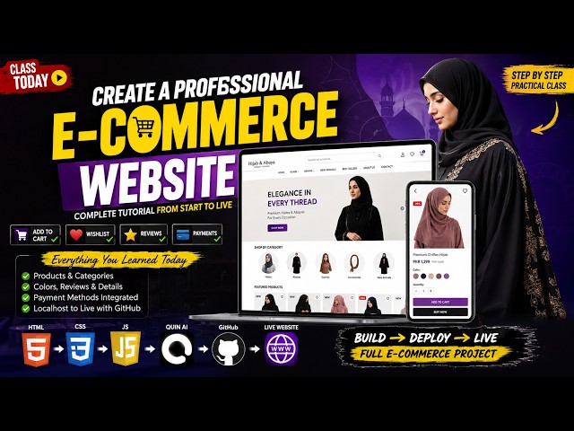 Create a Professional E-Commerce Website with AI | Full Step-by-Step Tutorial