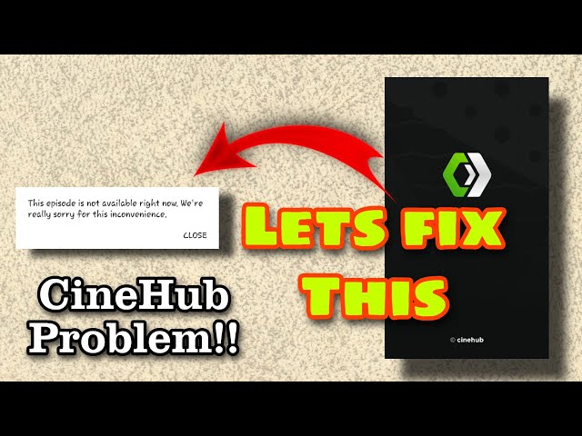 How to fix CineHub Not Working Problem Solved👍