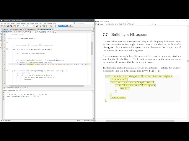 CS 161 7.7 Building a Histogram