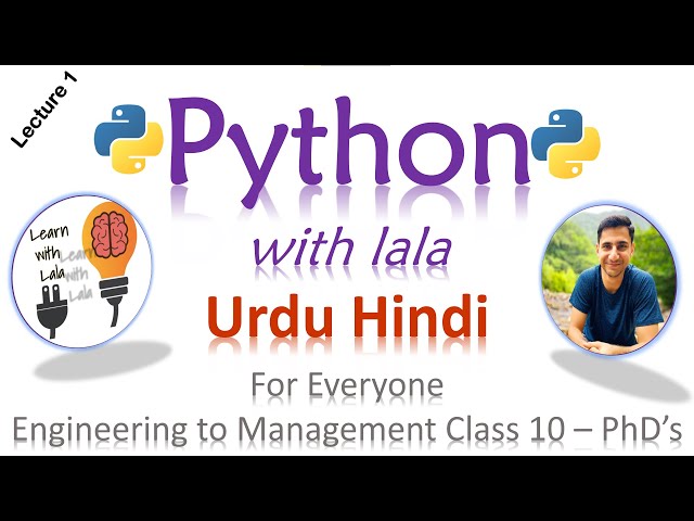 Python for beginners Lecture 01: Introduction || Urdu Hindi