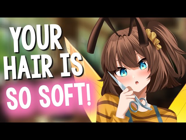 "Can I Please Cut Your Hair?" Bee Girl Is Obsessed With You 🐝 [Binaural ASMR RP | Personal Hair Spa]
