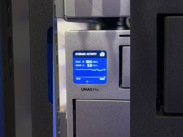 Transferring 105 GB recorded at an event  from the @Ubiquiti UNAS Pro to my MBP at sustained 1GB/S