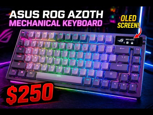 ASUS ROG Azoth – You Don’t Need This… But You’ll Want It #asusrog #azoth #mechanicalkeyboard #gaming