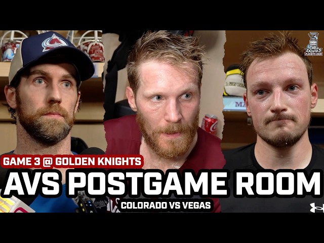 Cale Makar & Avs HONEST After CHOKING 3-0 Lead in Game 3 @ Vegas to Go Down 3-0 in Series