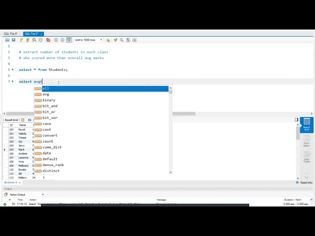 Extract students in each class scoring more than average | SQL interview question for Data Science