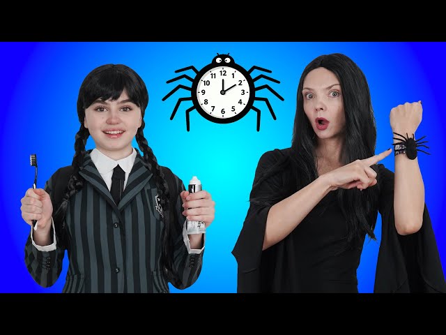 Put On Your Shoes with Addams Family | Nick and Poli Kids Songs