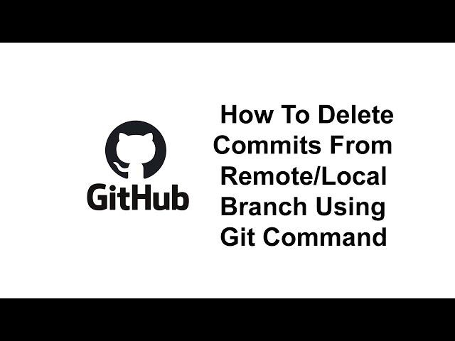 How to delete /Undo pushed commits using git command | Git Tutorial