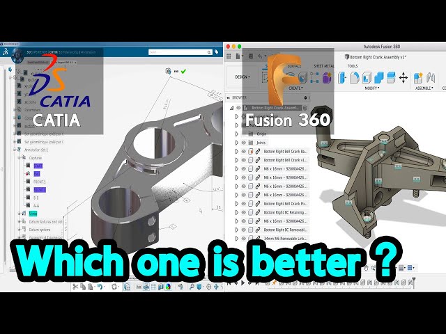 CATIA vs Fusion 360  | Which one is Better?