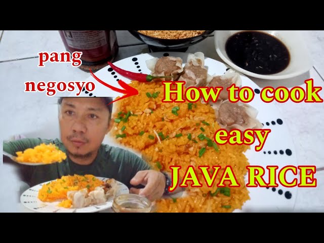 paano ba magluto nang java rice,pang negosyo|malaki din pala kita dito