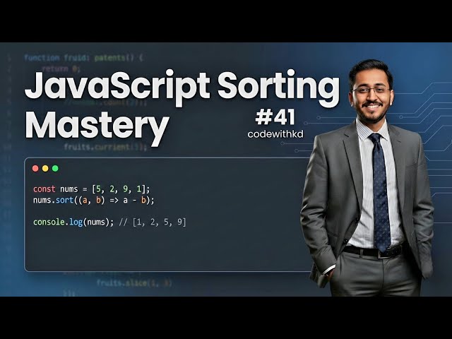 JavaScript Array Sorting Tutorial (Numbers, Strings, Objects)
