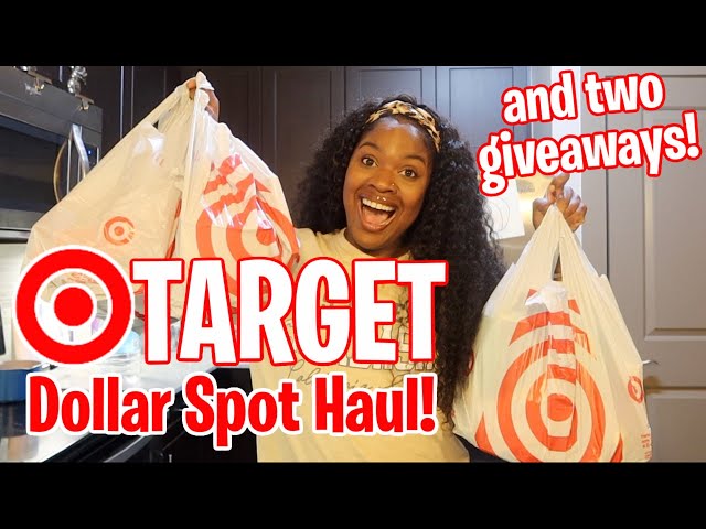 HUGE TARGET DOLLAR SPOT HAUL + 2 GIVEAWAYS | TARGET HAUL | MOM VLOG