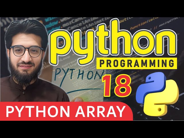 PYTHON Array | Array for Beginners | 18 | Master Academy