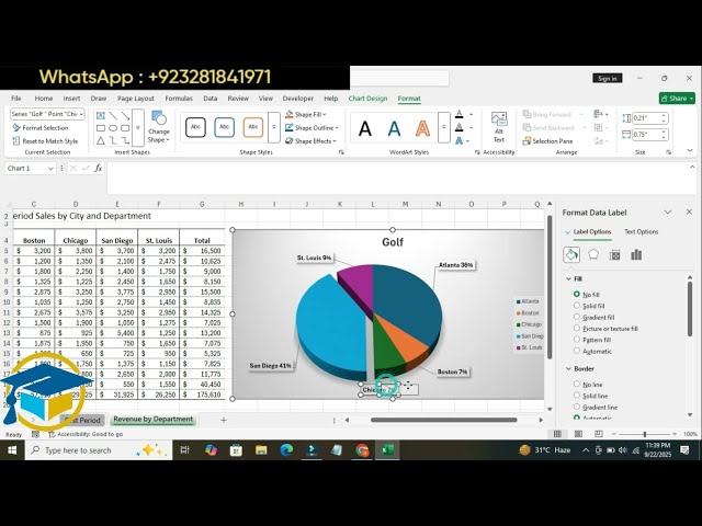 Excel 2024 In Practice  Ch 3 Guided Project 3-3 | Excel 2021 In Practice  Ch 3 Guided Project Part 1