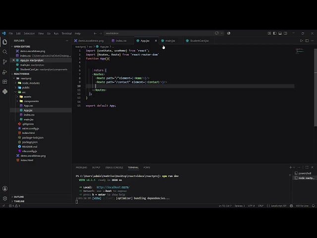 #24 Routing in react   React Router dom in react how to navigate the screen