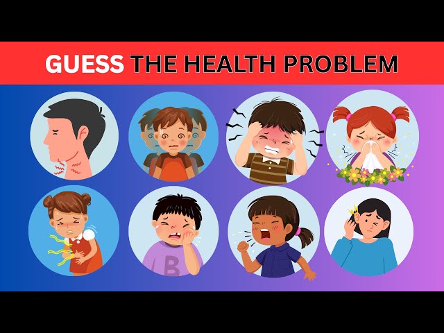 Guess the Health Problems | Fun English QUIZ #quiz #english