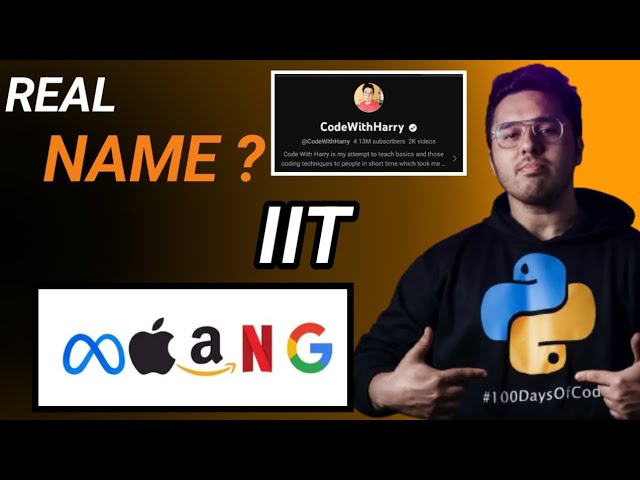 The Biography of CodeWithHarry  @CodeWithHarry  | code with Harry real Name #codewithharry #coding