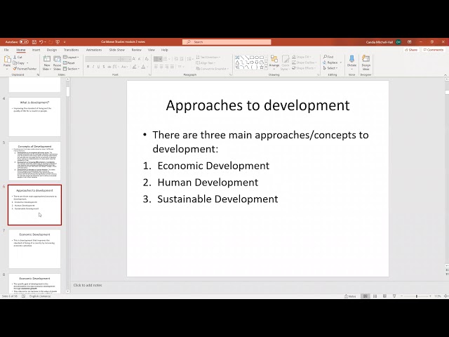 Concepts of Development Common Hour