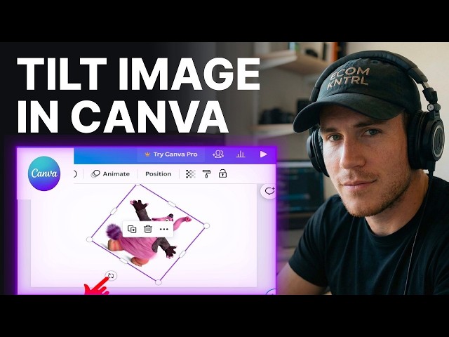 How to Tilt an Image in Canva (2026) | Step-by-Step