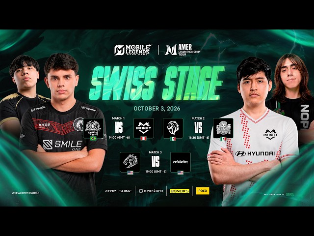 🔴 LIVE | MCT AMER Brazil - South & North | Swiss Stage - Day 11 [EN]