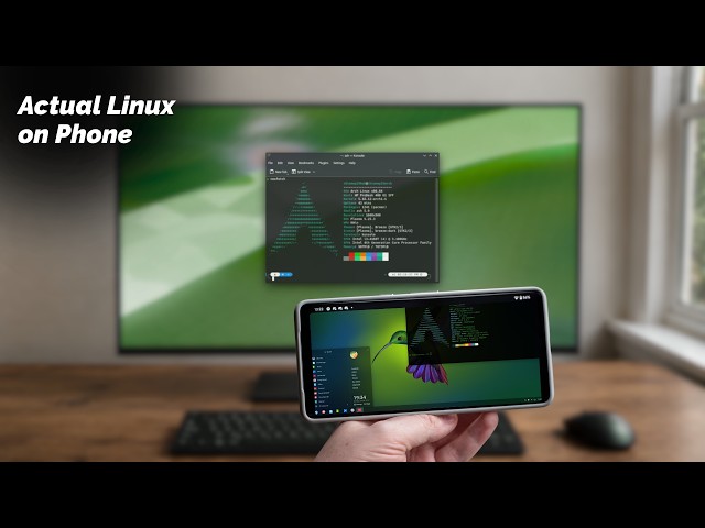 Turn ANY Android Phone into a Usable Linux PC