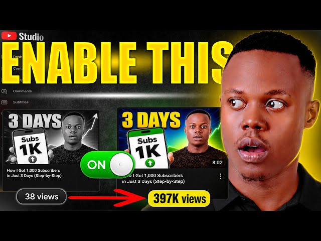 YouTube not RECOMMENDING your Videos? Go To YouTube Studio and Turn This Settings On #seo