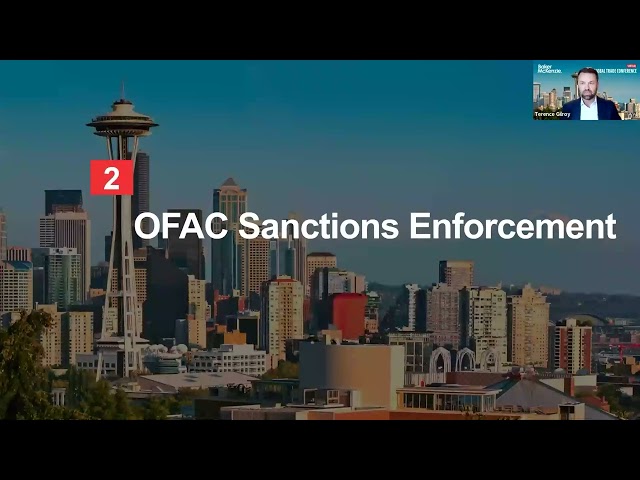 Session 6: Export and Sanctions Enforcement