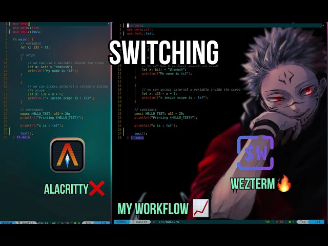 Switch Alacritty To WezTerm 🔥 | Simple Customisation | D Code