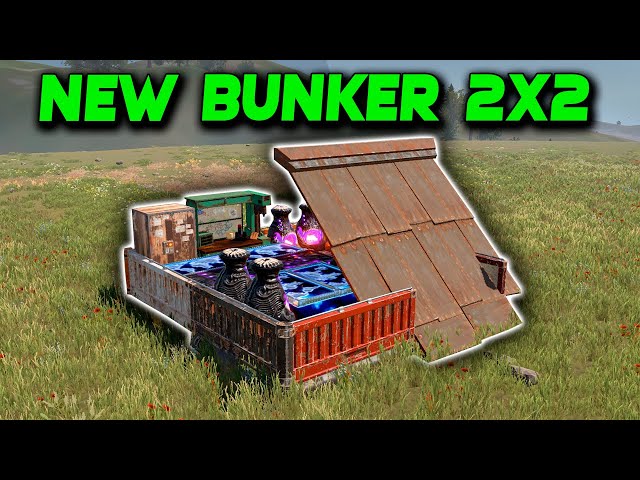 New BUNKER 2X2 In Rust 2025 / Rust Base Design
