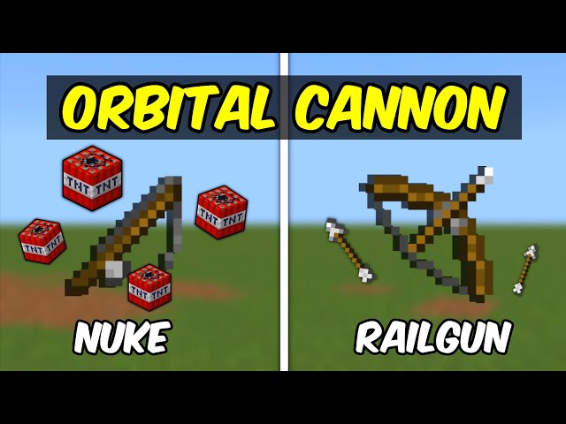 8 Orbital Strike Cannons You Can Build in Minecraft