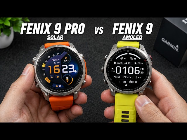 Garmin Fenix 9 AMOLED vs Fenix 9 Pro Solar: Everything You Need to Know!