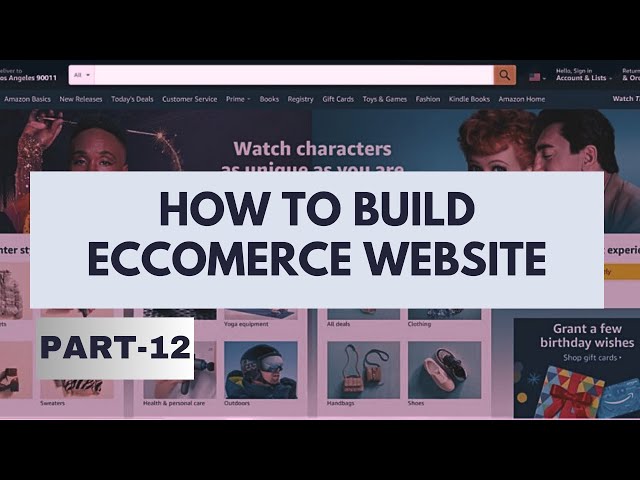 Create Amazon Clone Using HTML, CSS and JavaScript | Fronted Project For Beginners part 12