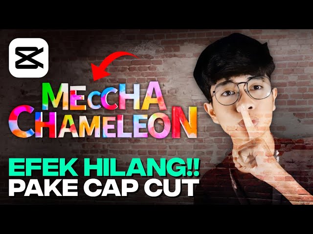 How to Create a Camouflage Effect Like the Mecha Cameleon Game in CapCut!🤩