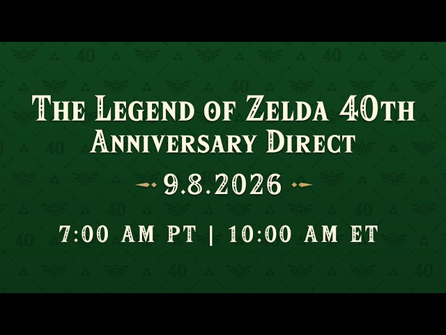 IT'S HAPPENING! Zelda 40th Anniversary Nintendo Direct NEXT WEEK! (Let's Talk)