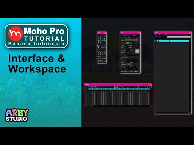 1 Interface & Workspace - Moho Pro Tutorial - Arbi Studio