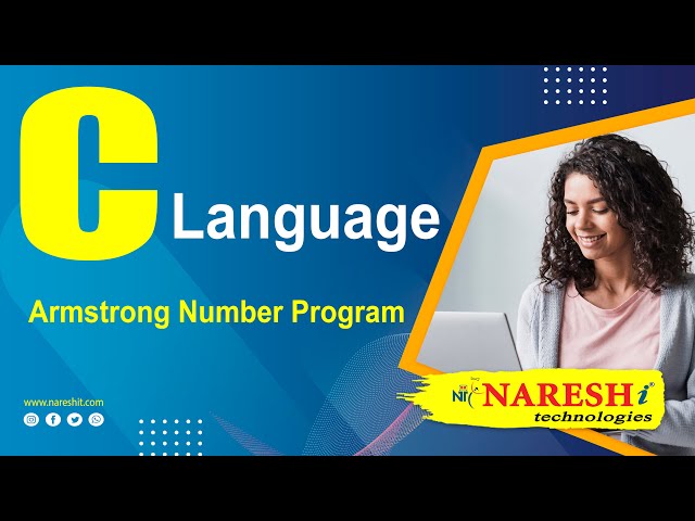 Armstrong Number Program in C | C Language Tutorial