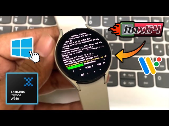 Install Box64Droid PC Emulator on Smartwatch!