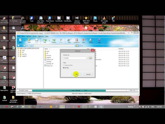 How to Extract Image from Power ISO having ISO Image
