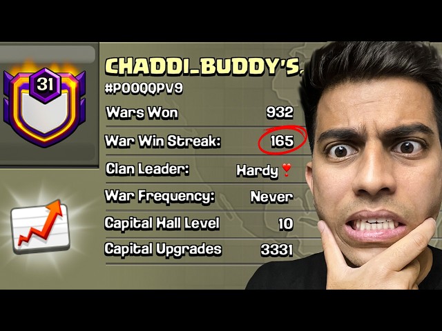 150 vs 163 War Win Streak Epic Battle in Clash of Clans