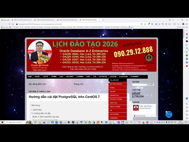 Buổi 16 - 36.Cảm nhận học viên | Trần Văn Bình Oracle Database Master
