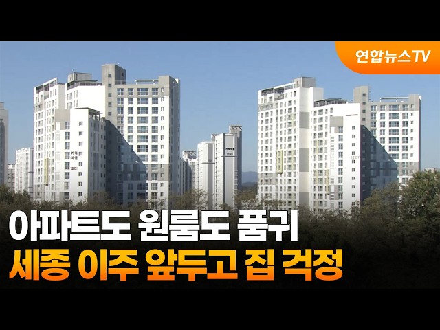 아파트도 원룸도 품귀…세종 이주 앞두고 집 걱정 / 연합뉴스TV (YonhapnewsTV)