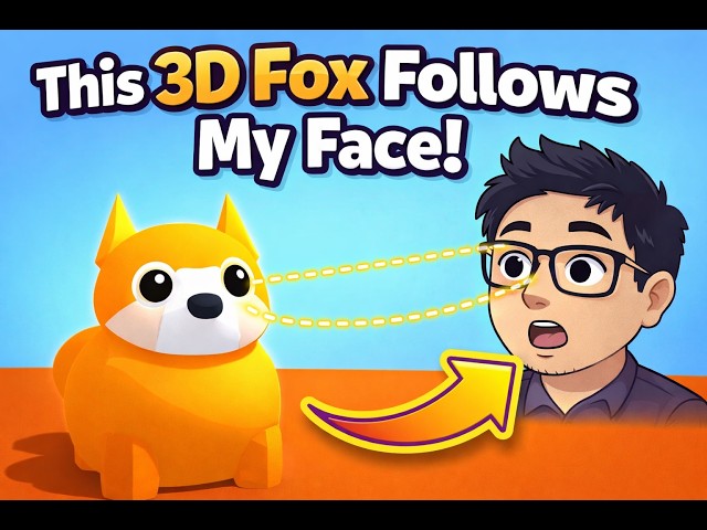 🦊 “I Made a Cute Fox That Watches You 👀 (Three.js + MediaPipe)”