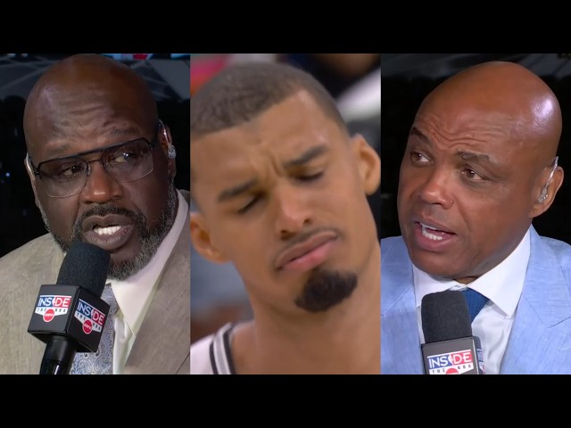 Shaq blasts Wemby & Inside the NBA reacts to the final plays of Game 2