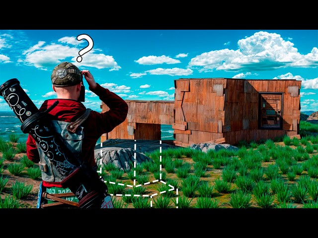 I built a base with a SECRET PASSAGE