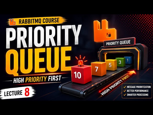 RabbitMQ Priority Queue Tutorial in Hindi | Priority Queue Explained | RabbitMQ Course Lecture 8