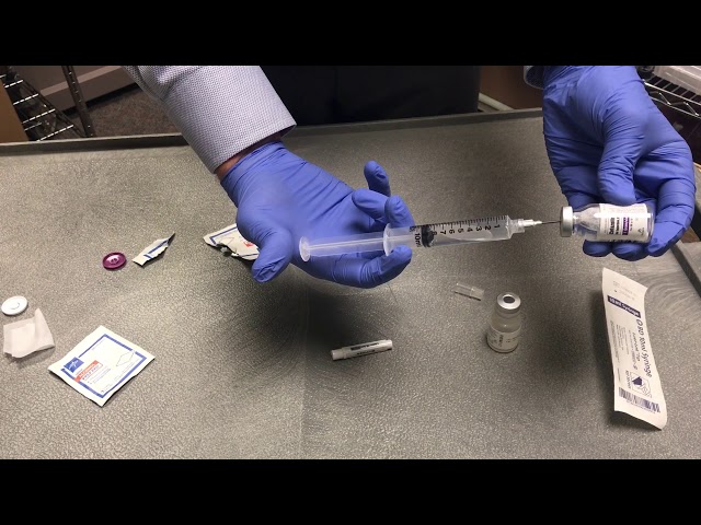 Cefazolin reconstitution demo