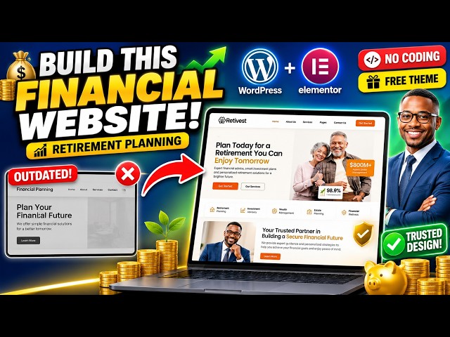 How to Make a Retirement Planning & Advisory Website with WordPress (Step-by-Step 2026)
